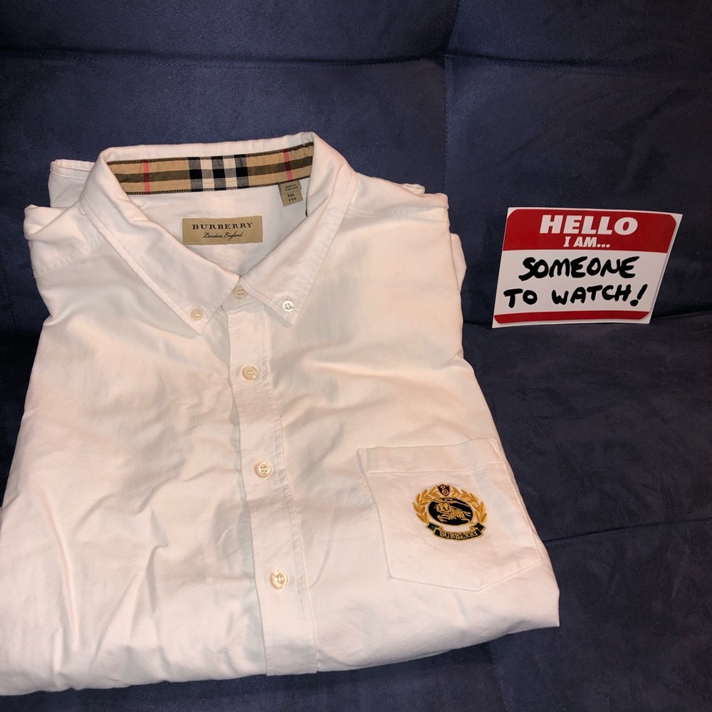 Burberry white shirt 👔